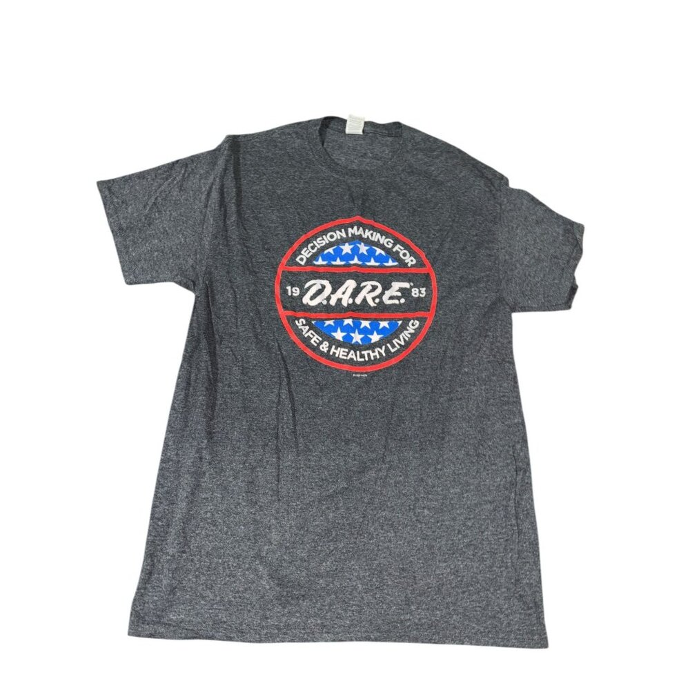 DARE T-Shirt Medium Gray
